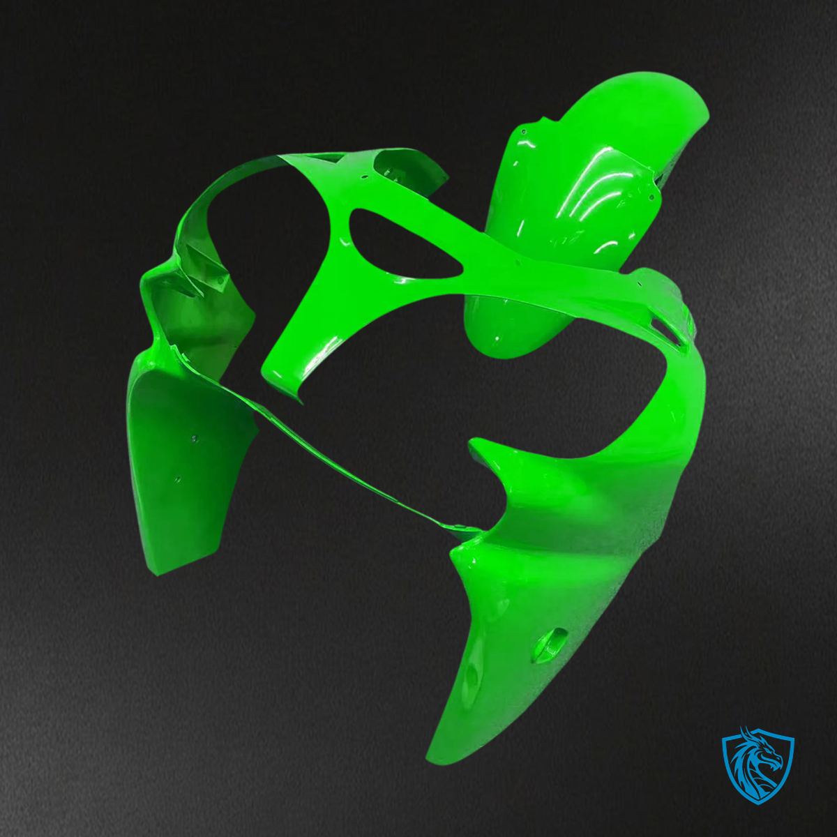Kawasaki ZX9R (2000-2001) Light Green & Black - Fairing Kit