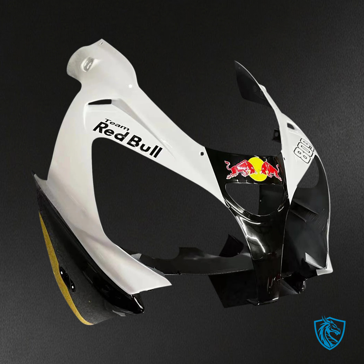 Kawasaki ZX9R (2000-2001) White, Yellow & Black - Fairing Kit