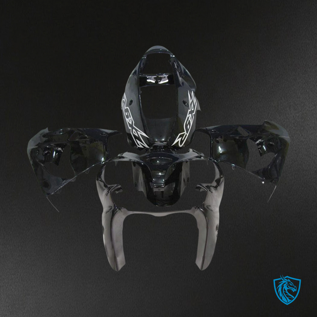 Kawasaki ZX9R (2002-2003) Black - Fairing Kit