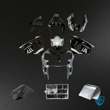 Kawasaki ZX9R (2002-2003) Black & Gray - Fairing Kit