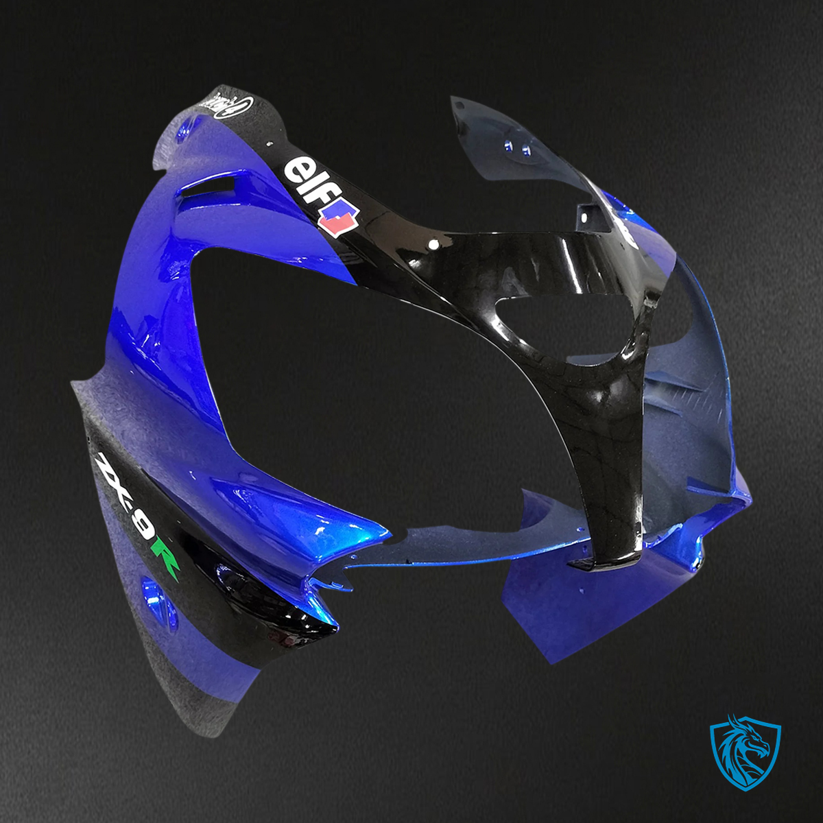 Kawasaki ZX9R (2002-2003) Black & Blue Monster - Fairing Kit