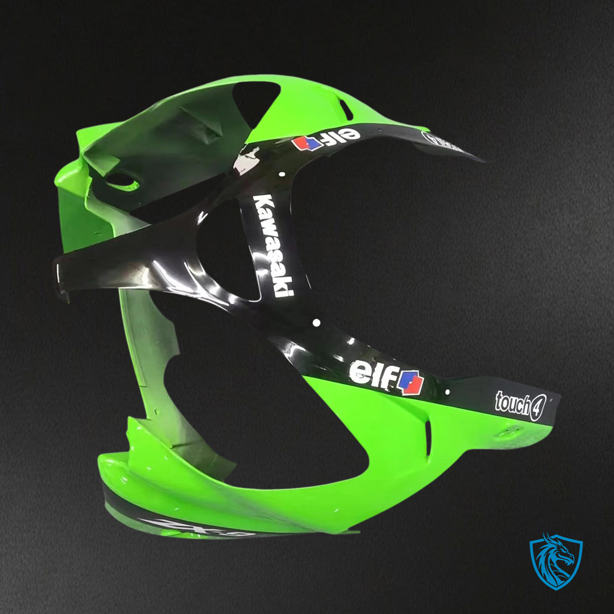 Kawasaki ZX9R (2002-2003) Black & Green Monster - Fairing Kit