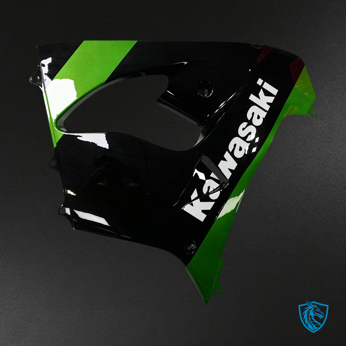 Kawasaki ZX9R (2002-2003) Dark Green & Black - Fairing Kit