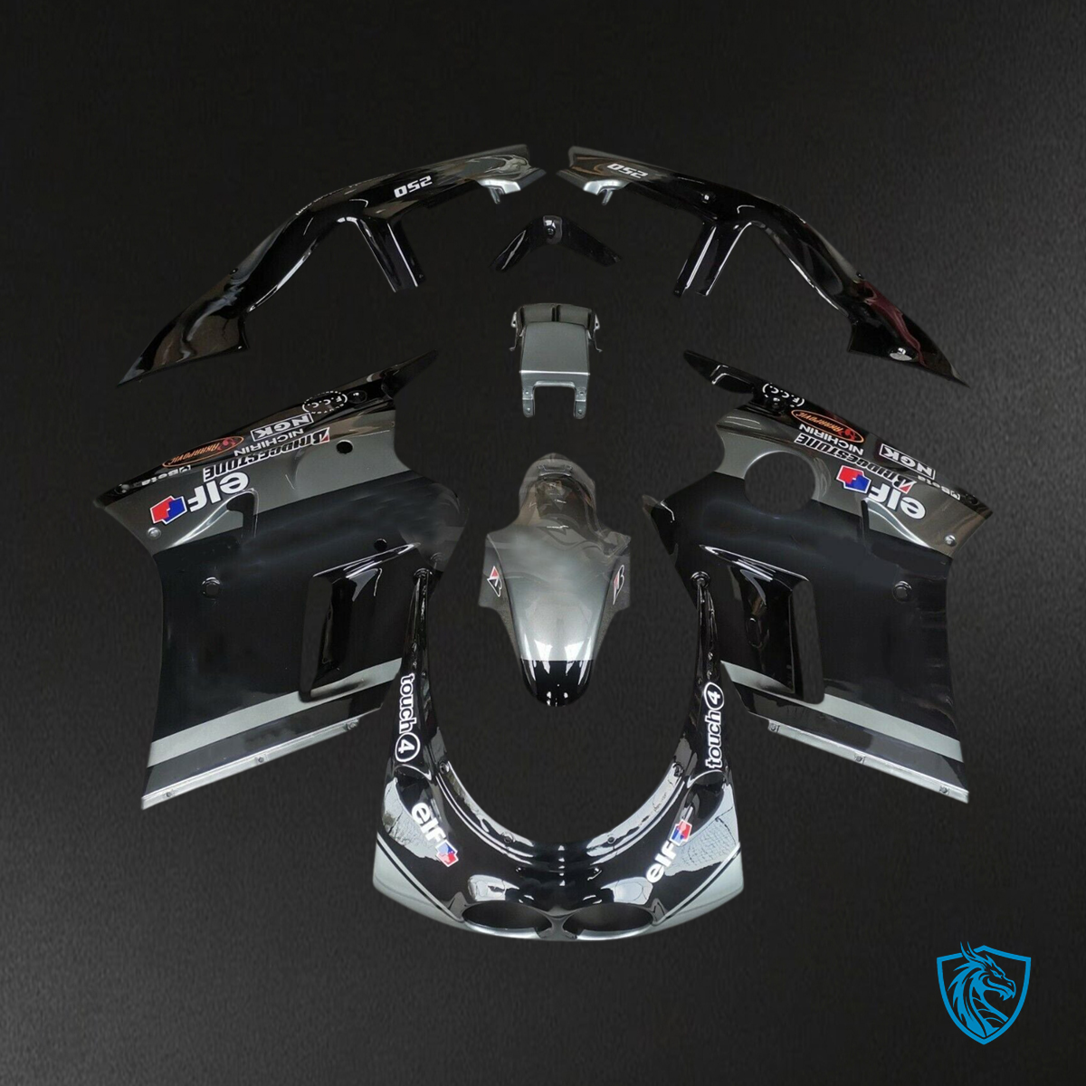 Kawasaki ZXR250 (1989-1990) Black Fairing Kit - Aftermarket ABS Bodywork