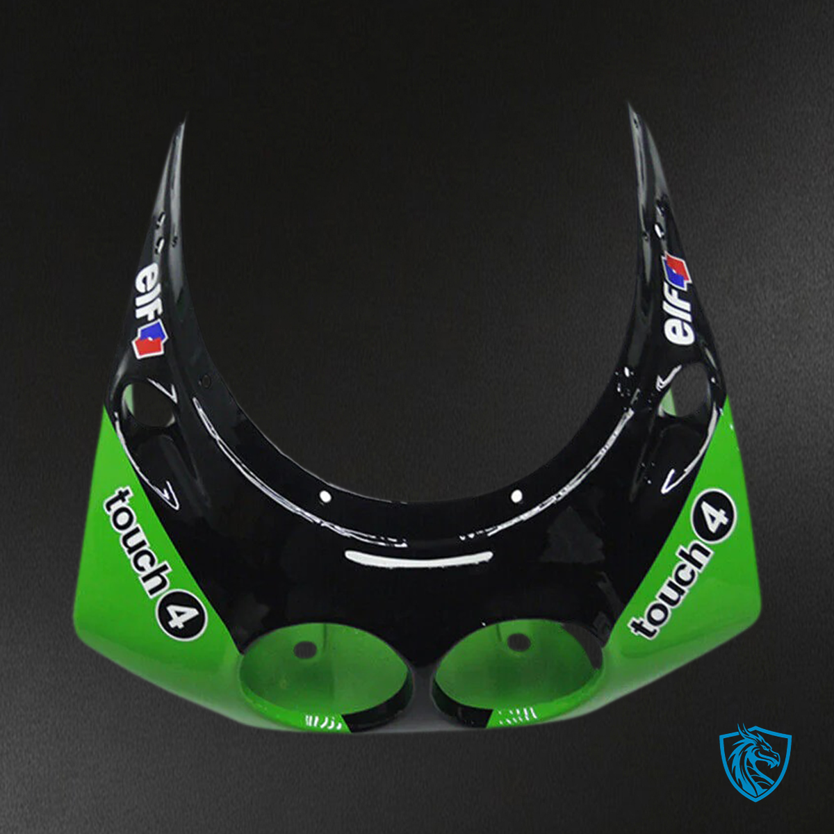 Kawasaki ZXR250 (1989-1990) Black & Green Fairing Kit | ABS Bodywork