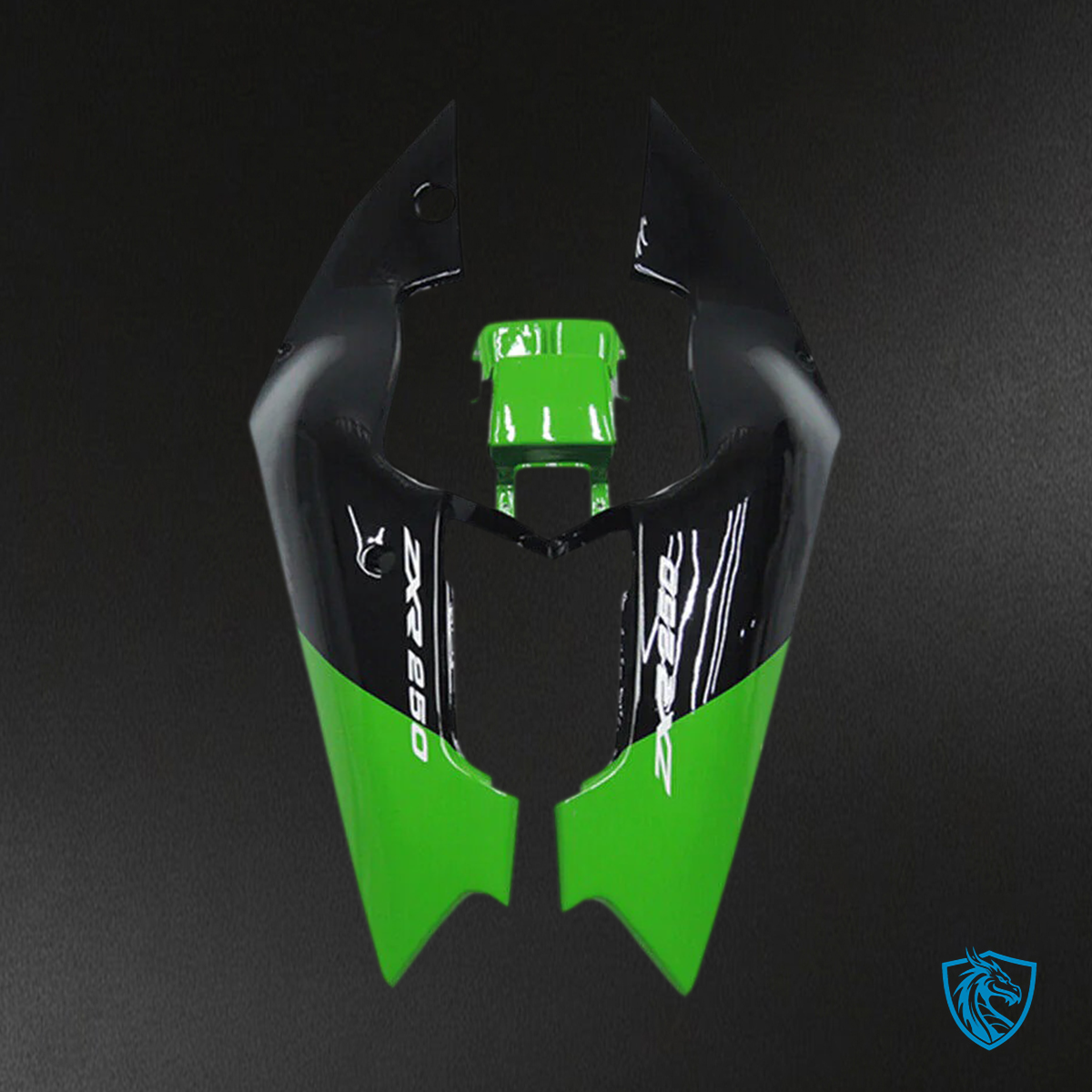 Kawasaki ZXR250 (1989-1990) Black & Green Fairing Kit | ABS Bodywork