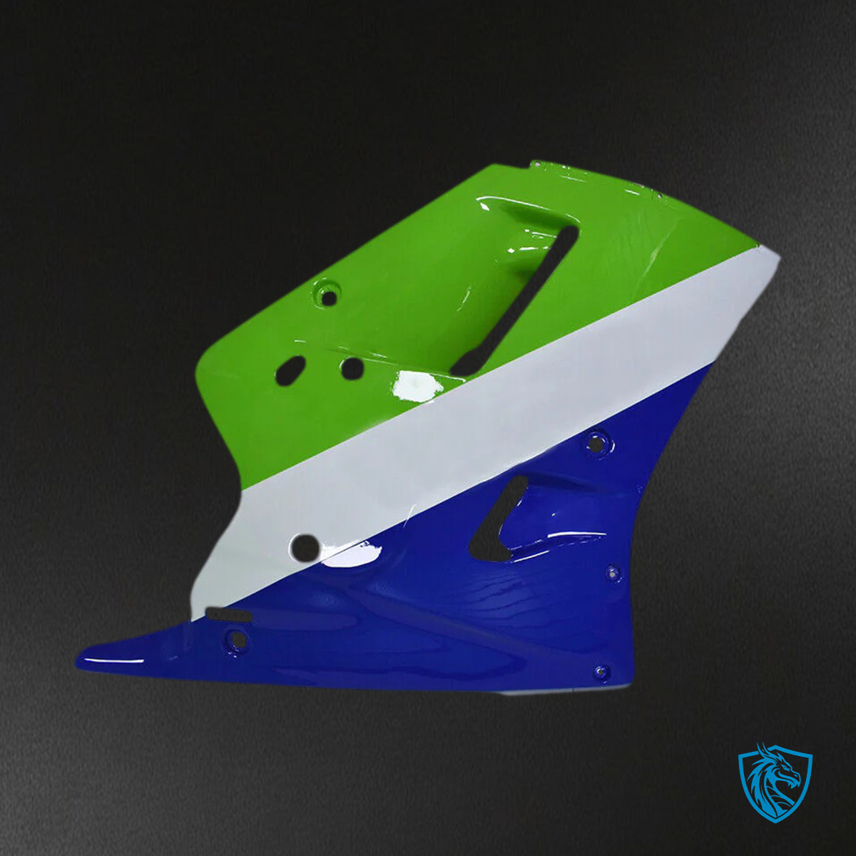 Kawasaki ZXR250 (1989-1990) Green & Blue - Custom ABS Fairing Set