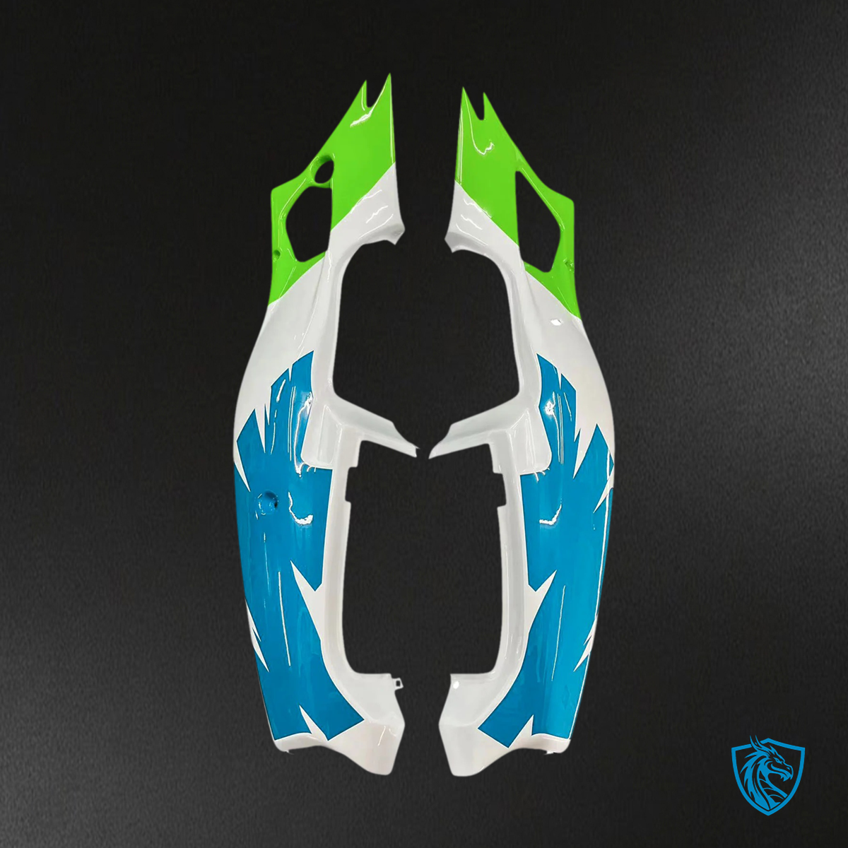 Kawasaki ZXR400 (1992-1996) Green, Blue & White Fairing Kit | ABS Bodywork