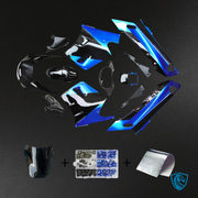 Blue & Black