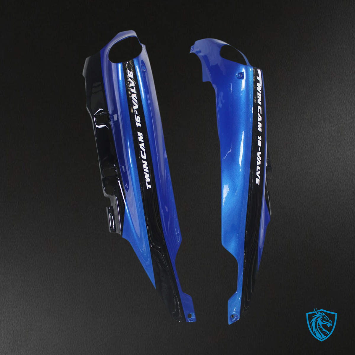Kawasaki ZZR1100 (1993-2003) Blue & Black Style 3 - MERGEment Motorcycle Fairings Kit
