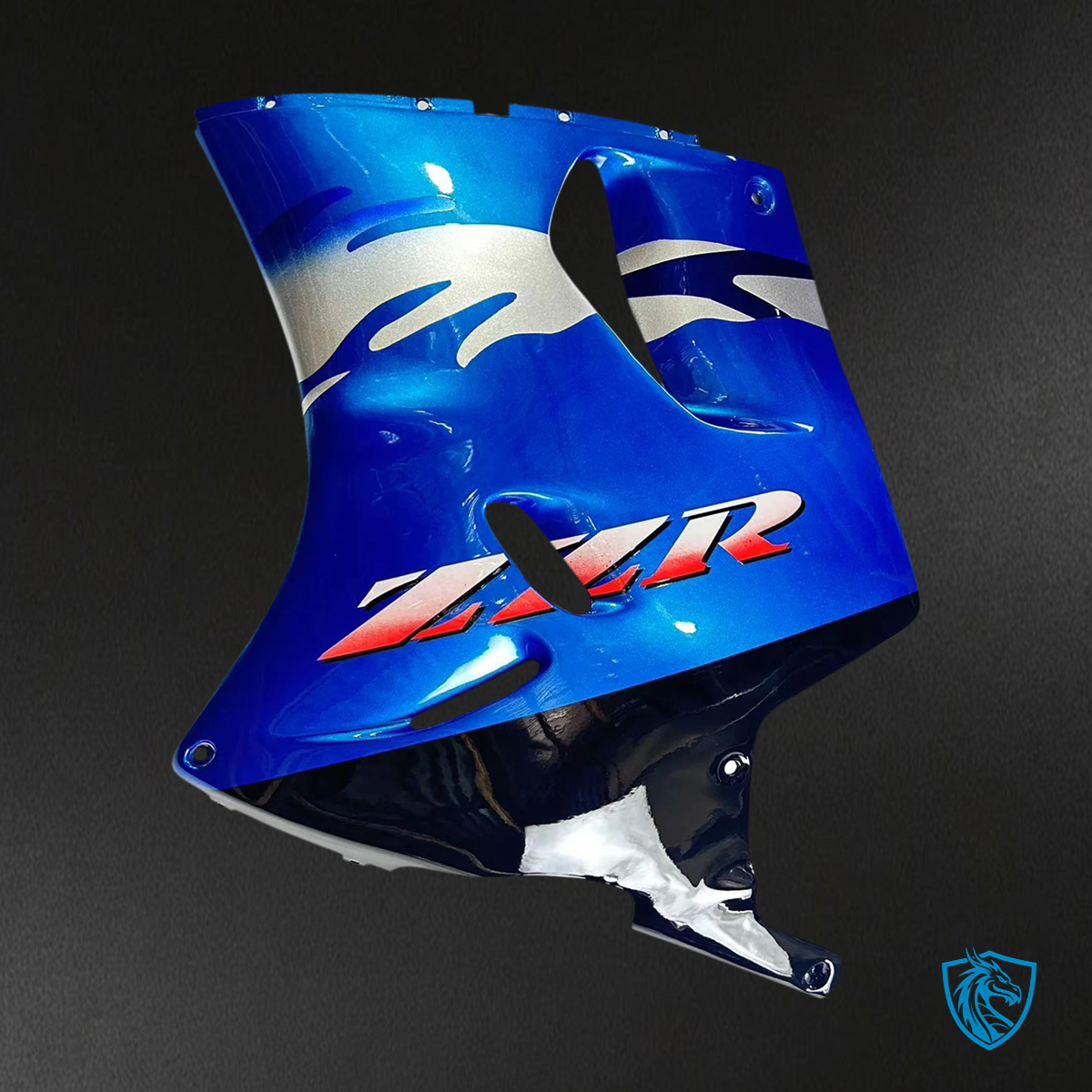 Kawasaki ZZR1100 (1993-2003) Gloss Blue Fairing Kit - Aftermarket ABS Bodywork