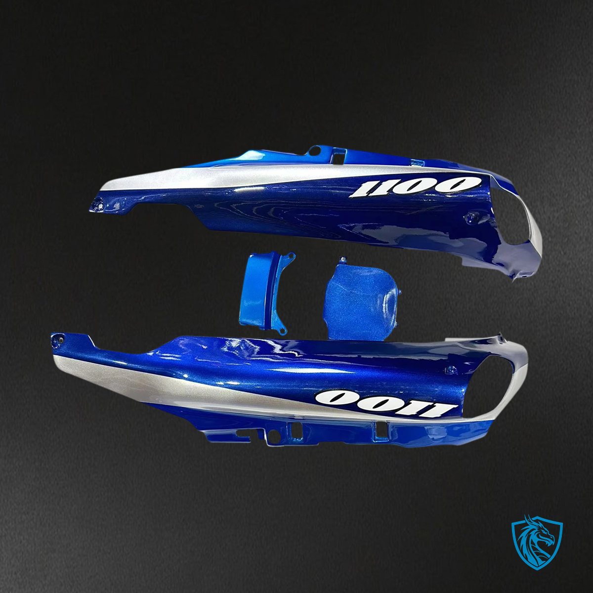Kawasaki ZZR1100 (1993-2003) Gloss Blue Fairing Kit - Aftermarket ABS Bodywork