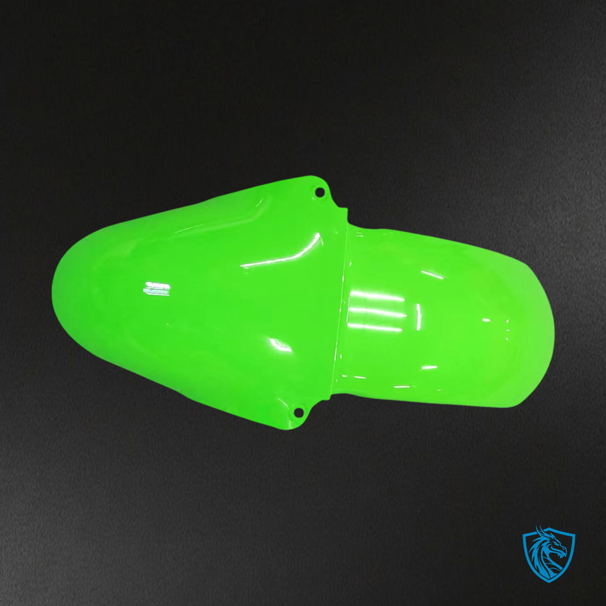 Kawasaki  Zx6R (2000-2002) Black & Green Fairing - Kit