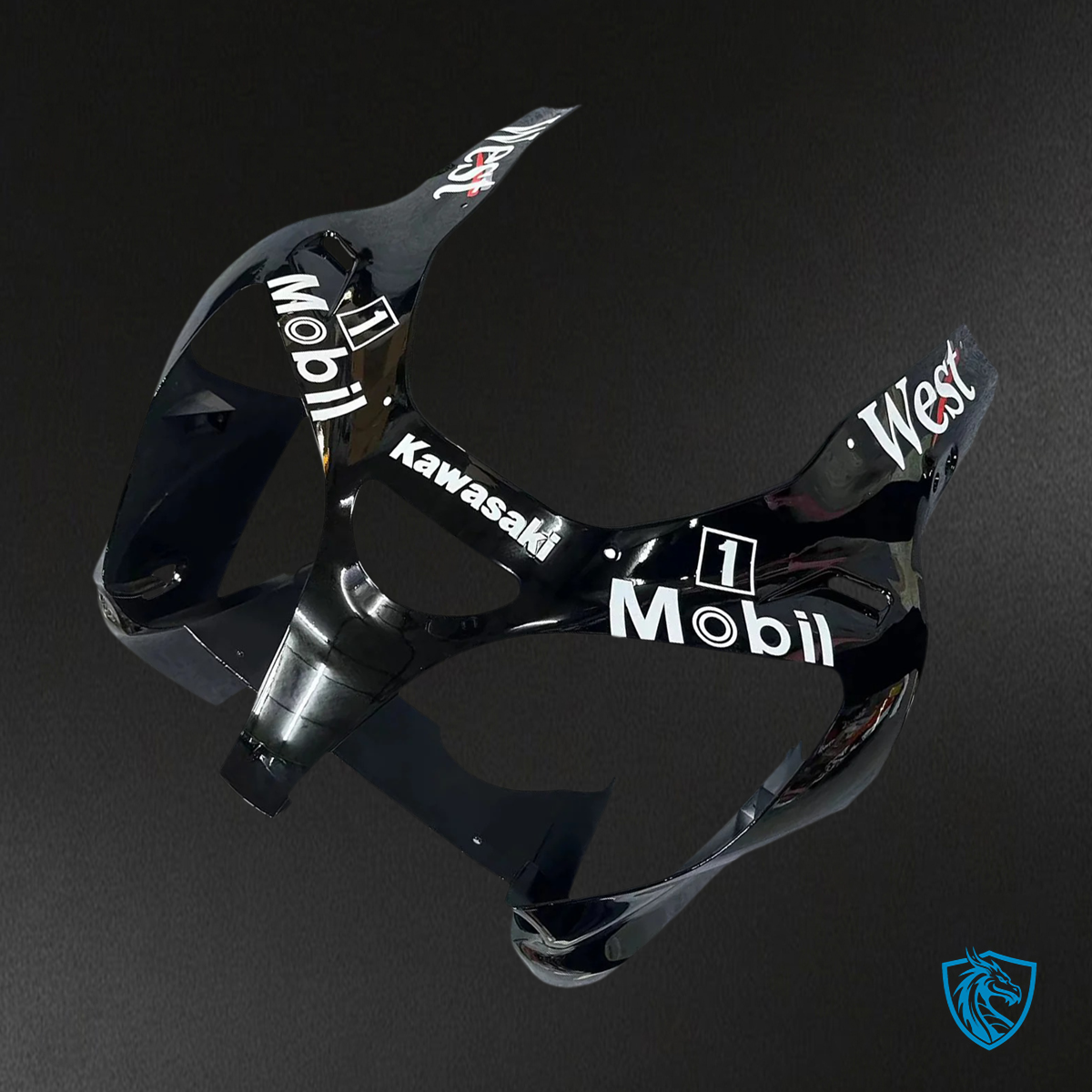 Kawasaki Zx6R (2000-2002) Black & White Fairing - Kit