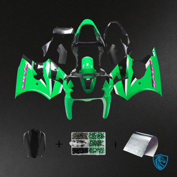 Kawasaki Zx6R (2000-2002) Green Fairing - Kit