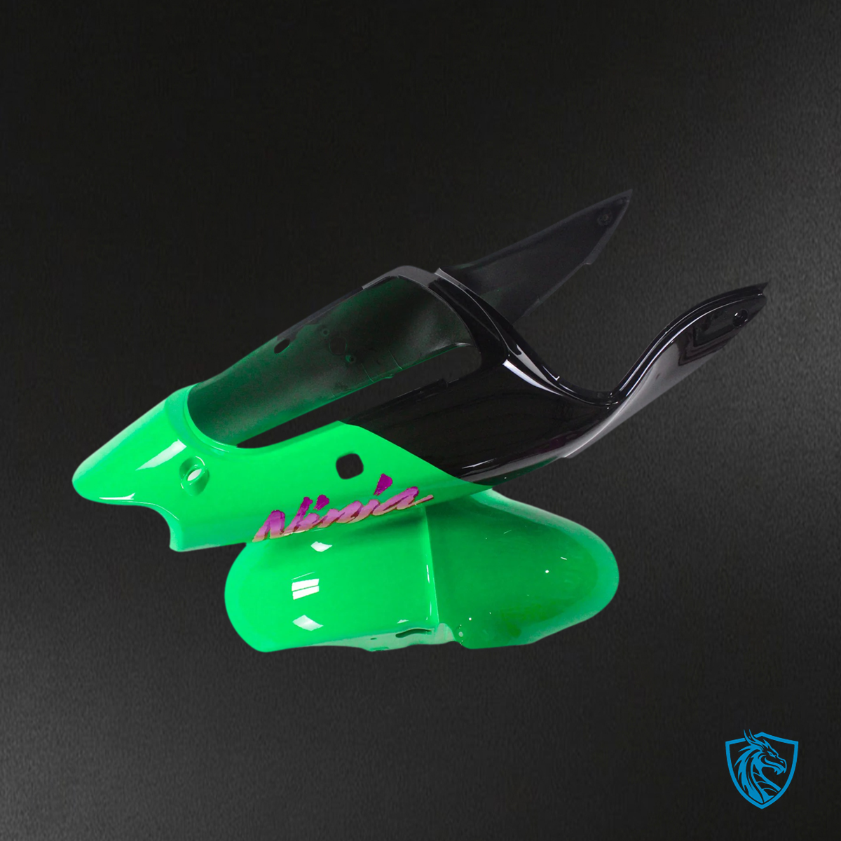 Kawasaki Zx6R (2000-2002) Green Fairing - Kit