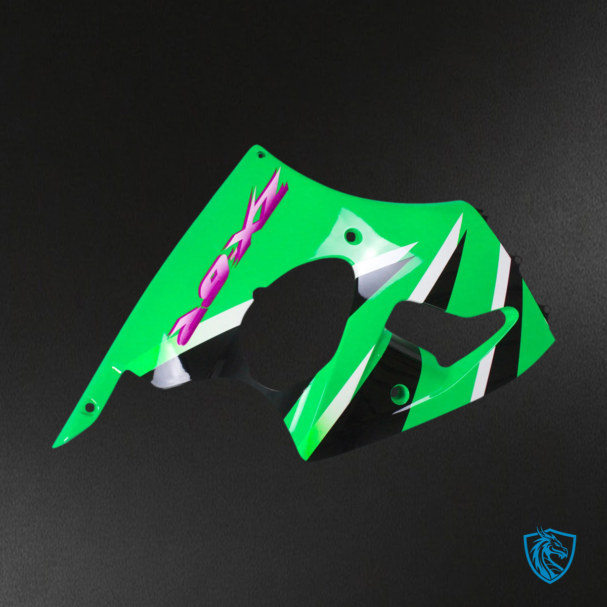 Kawasaki Zx6R (2000-2002) Green Fairing - Kit