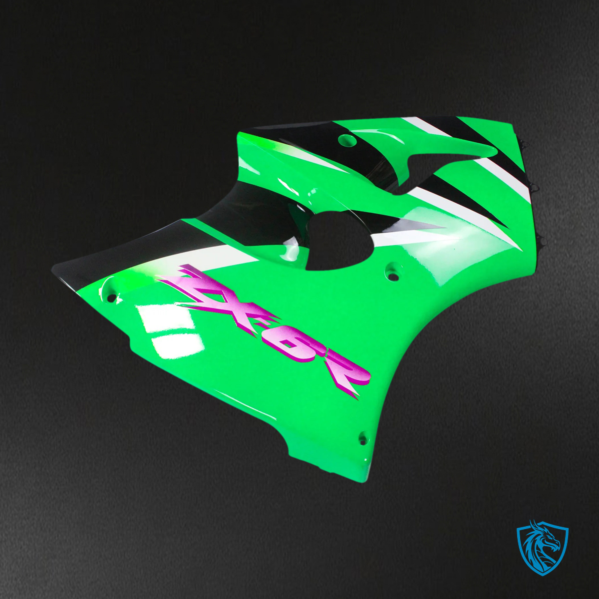 Kawasaki Zx6R (2000-2002) Green Fairing - Kit