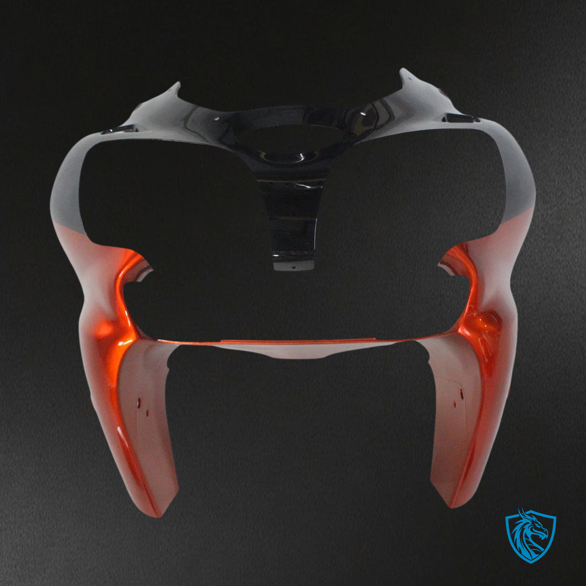 Kawasaki Zx6R (2000-2002) Orange & Black Fairing - Kit