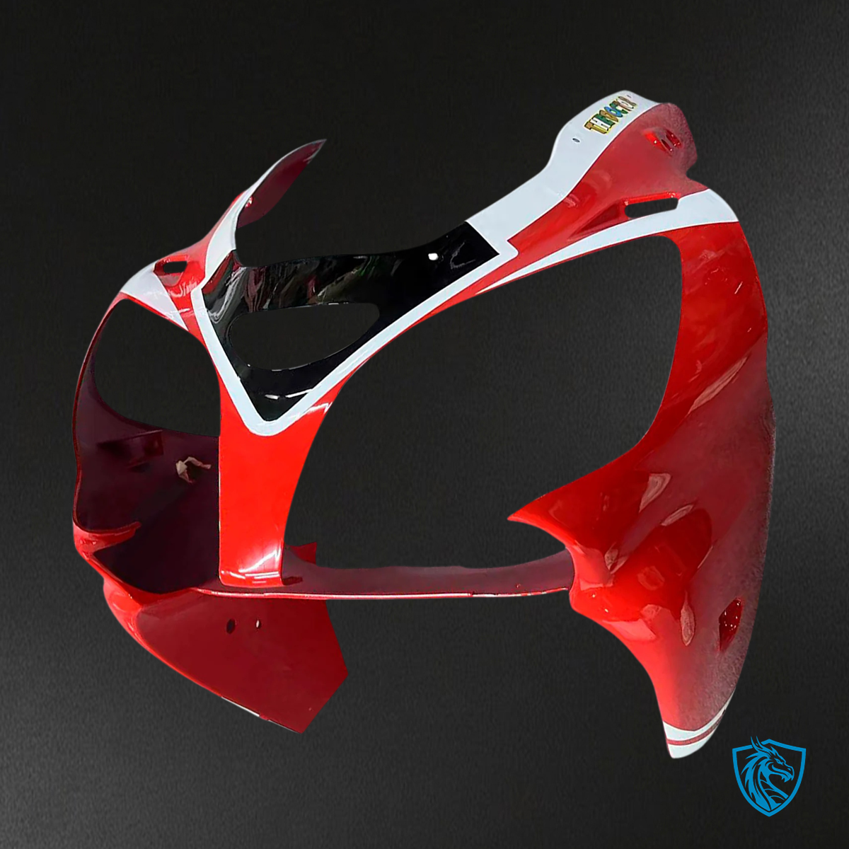 Kawasaki Zx6R (2000-2002) Red & White Fairing - Kit