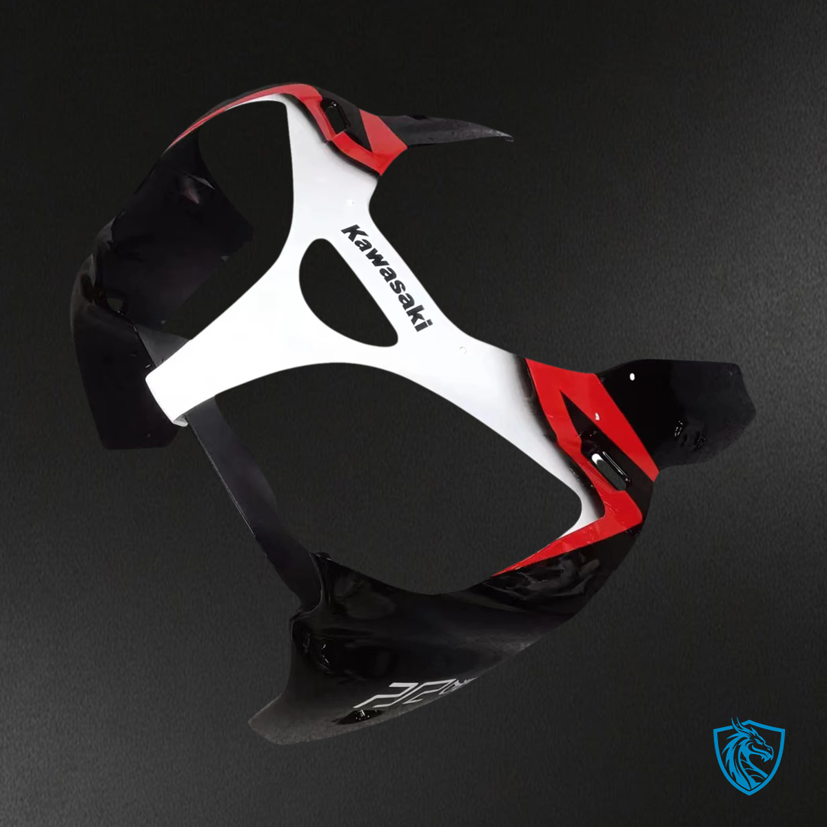 Kawasaki Zx6R (2000-2002) Black Blue & Red Fairing - Kit