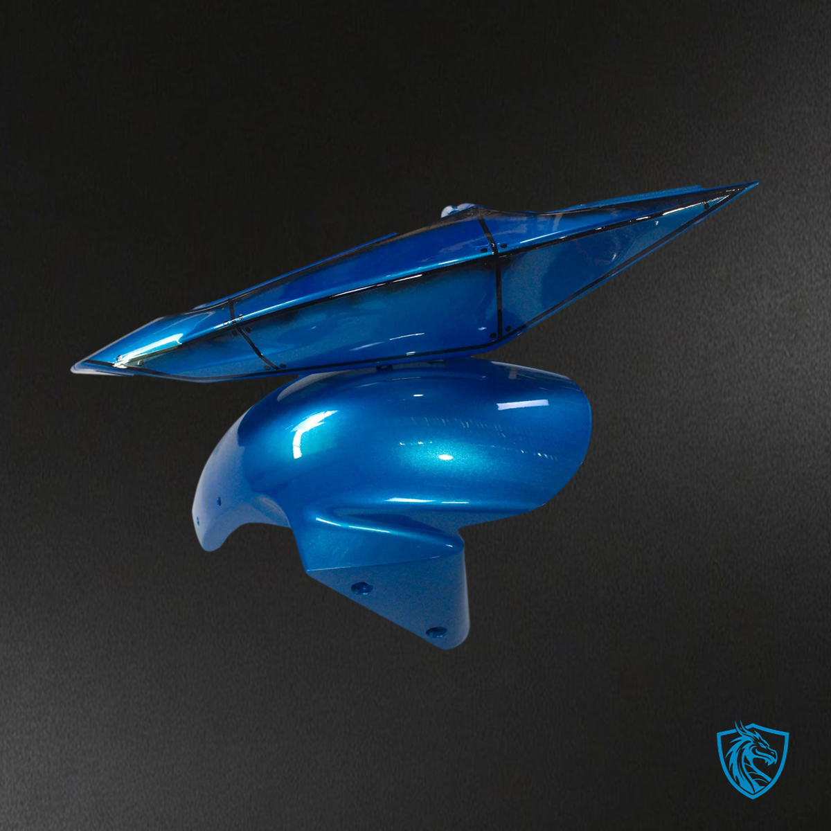 Kawasaki Zx6R (2003-2004) Blue Fairing - Kit