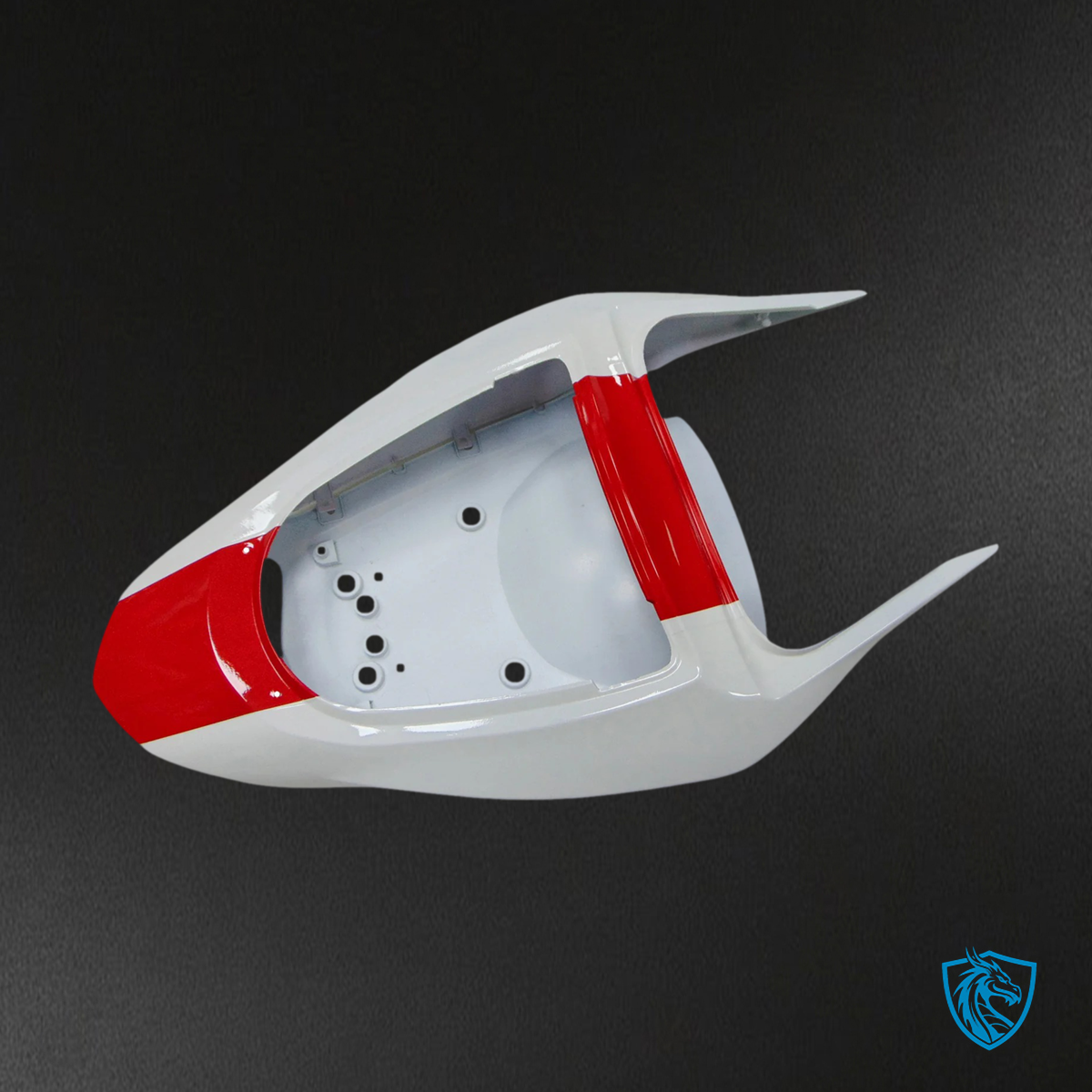 Kawasaki Zx6R (2003-2004) Red & White Fairing - Kit