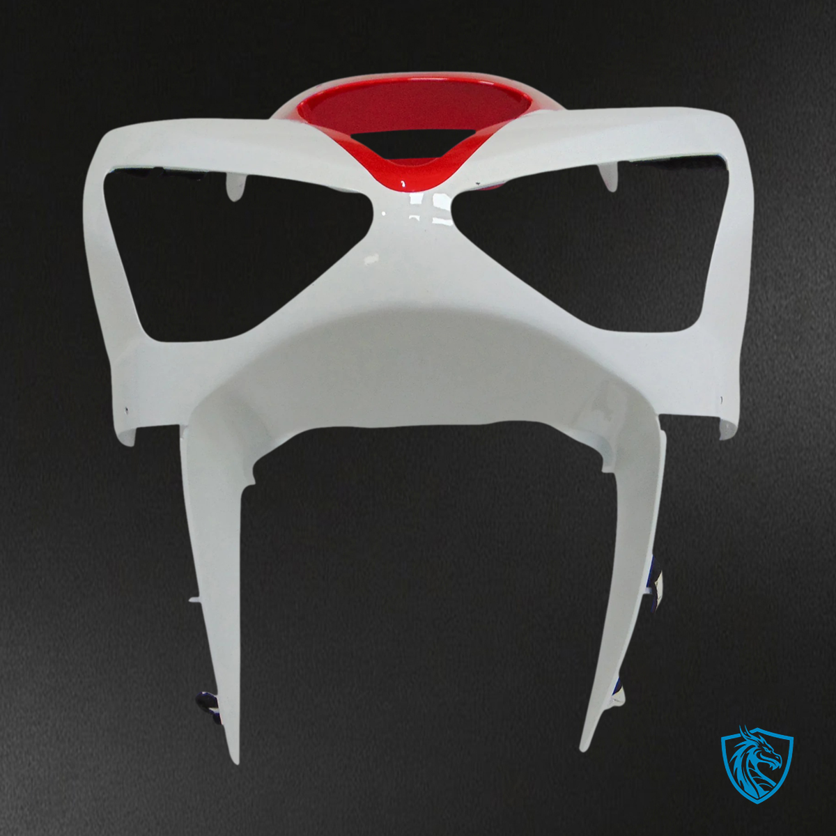 Kawasaki Zx6R (2003-2004) Red & White Fairing - Kit