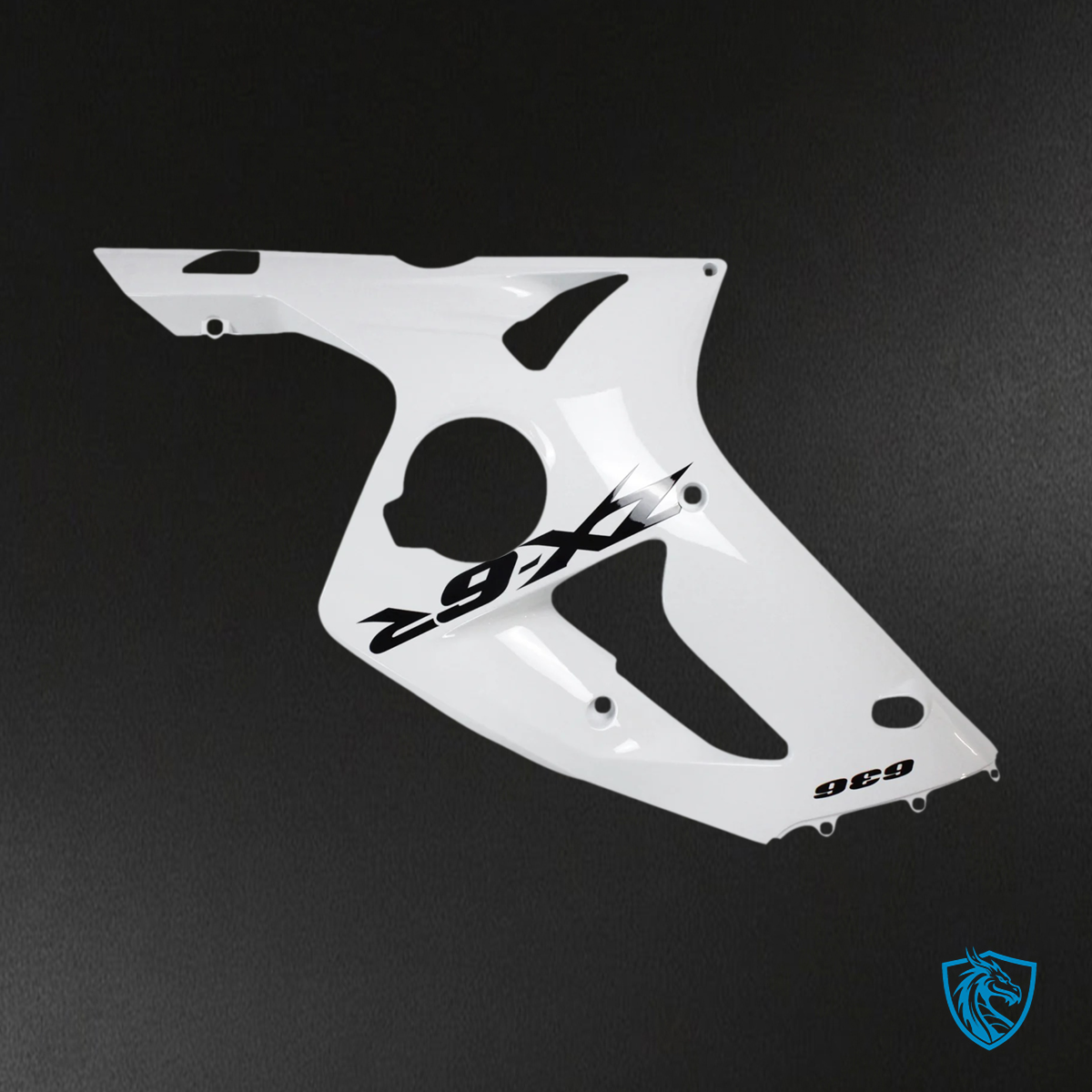 Kawasaki Zx6R (2003-2004) White Fairing - Kit