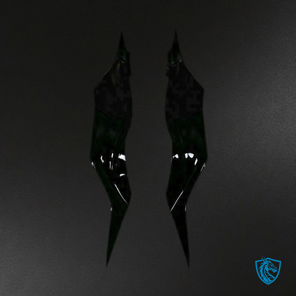 Kawasaki Zx6R (2013-2018) Glossy Black - Fairing Kit