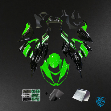 Kawasaki Zx6R (2013-2018) Green - Fairing Kit
