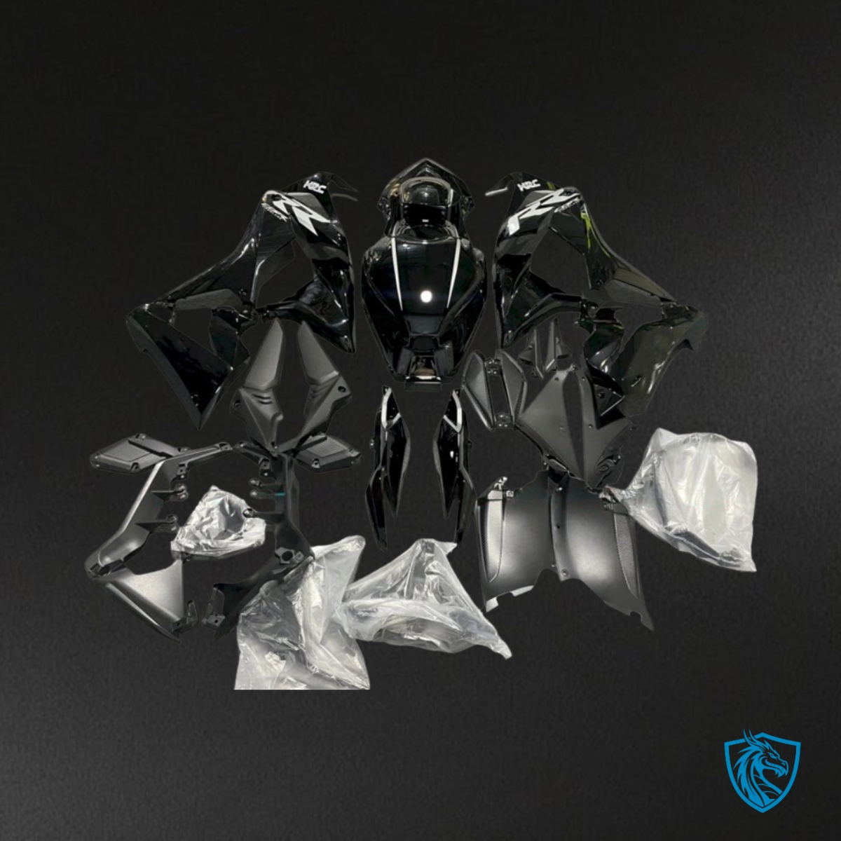 Honda CBR650R (2019-2020) Gloss Black ABS Bodywork - Fairings Kit