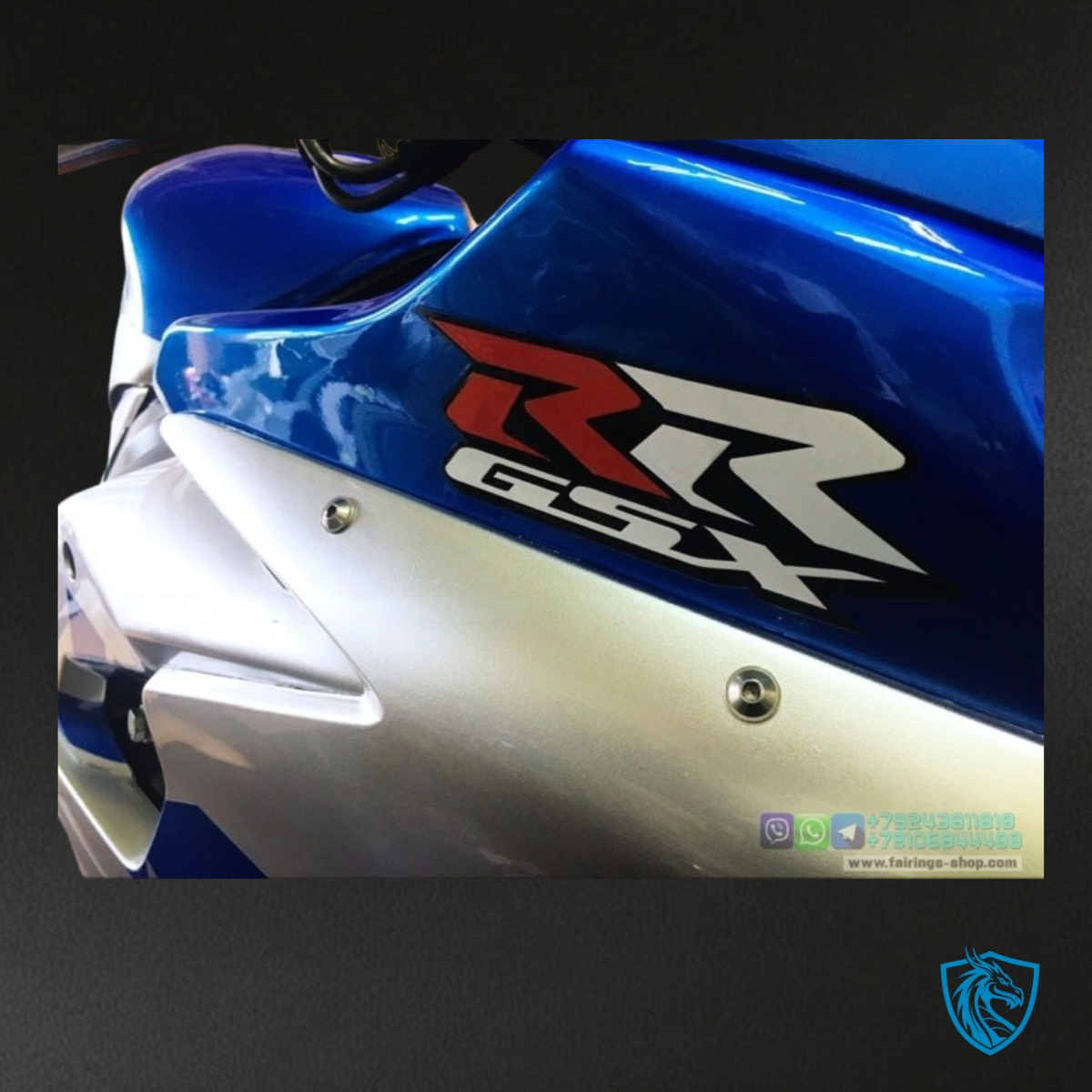 Suzuki GSXR1000 (2005-2006) Blue & Silver Fairing Kit | ABS Bodywork