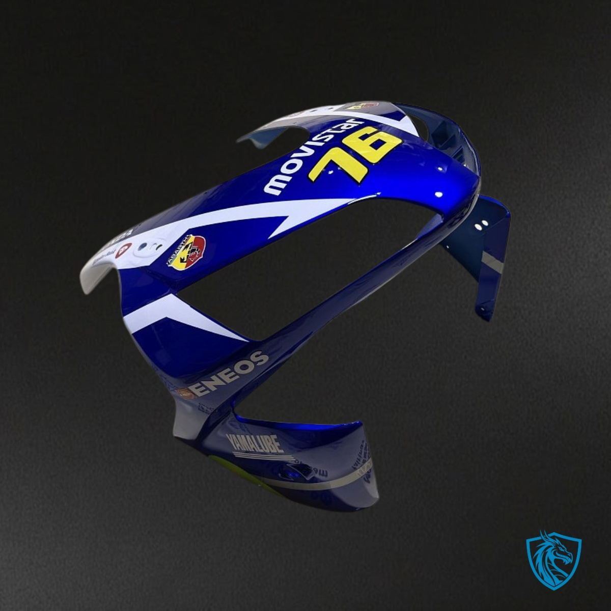 Honda CBR600RR (2003-2004) Glossy Blue & White Fairing Kit - Aftermarket ABS Bodywork