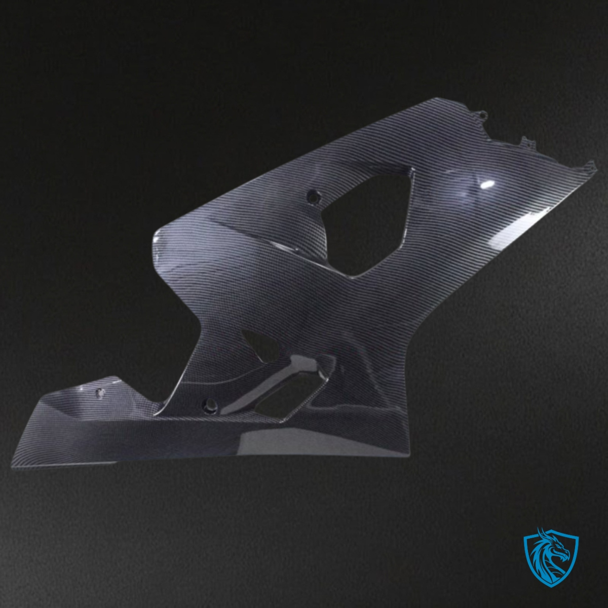 Suzuki GSXR600/750 (2004-2005) Black & Gray Carbon Fiber Fairing Kit - Aftermarket ABS Bodywork