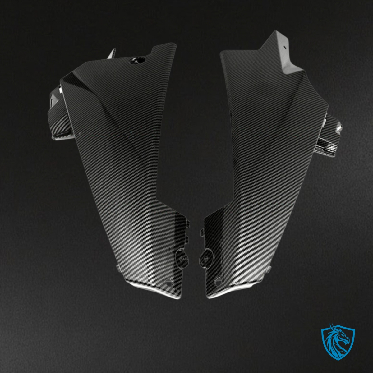 Suzuki GSXR1000 (2007-2008) Black Carbon Fiber Fairing Kit | ABS Bodywork