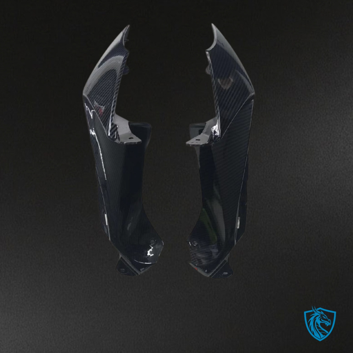 Suzuki GSXR600/750 (2008-2010) Glossy Black Carbon Fiber Fairings Kit | ABS Bodywork