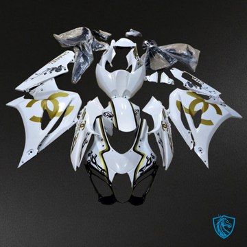 Suzuki GSXR1000 (2017-2020) White & Yellow - MERGEment Motorcycle Fairings Kit