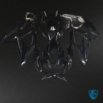 Suzuki GSXR600/750 (2008-2010) Glossy Black Carbon Fiber Fairings Kit | ABS Bodywork