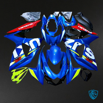 Suzuki GSXR1000 (2009-2016) Blue & White - MERGEment Motorcycle Fairings Kit
