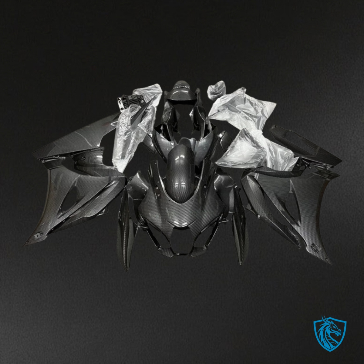 Suzuki GSXR1000 (2017-2020) Dark Black Carbon Fiber - Custom ABS Fairing Kit