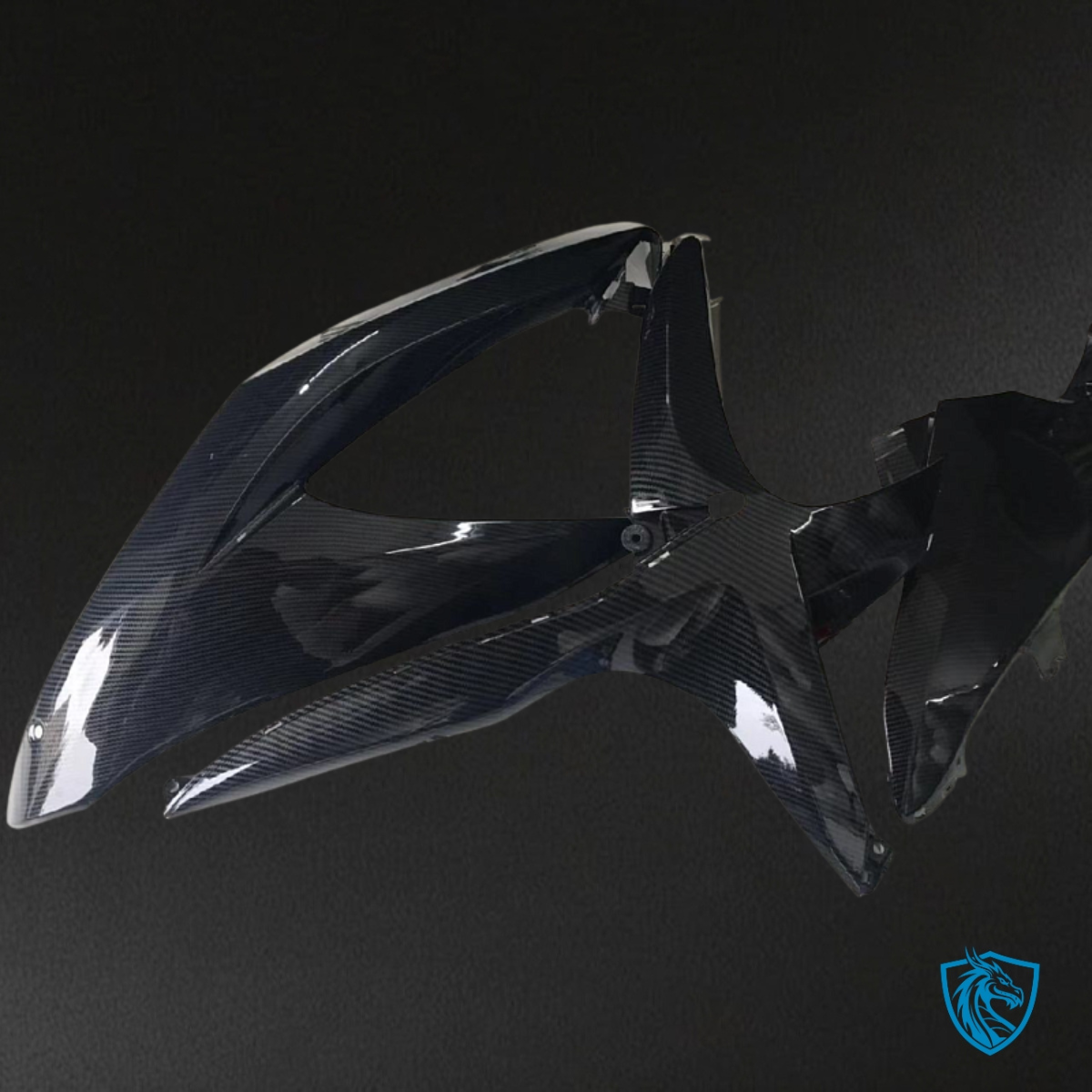 Suzuki GSXR600/750 (2008-2010) Glossy Black Carbon Fiber Fairings Kit | ABS Bodywork