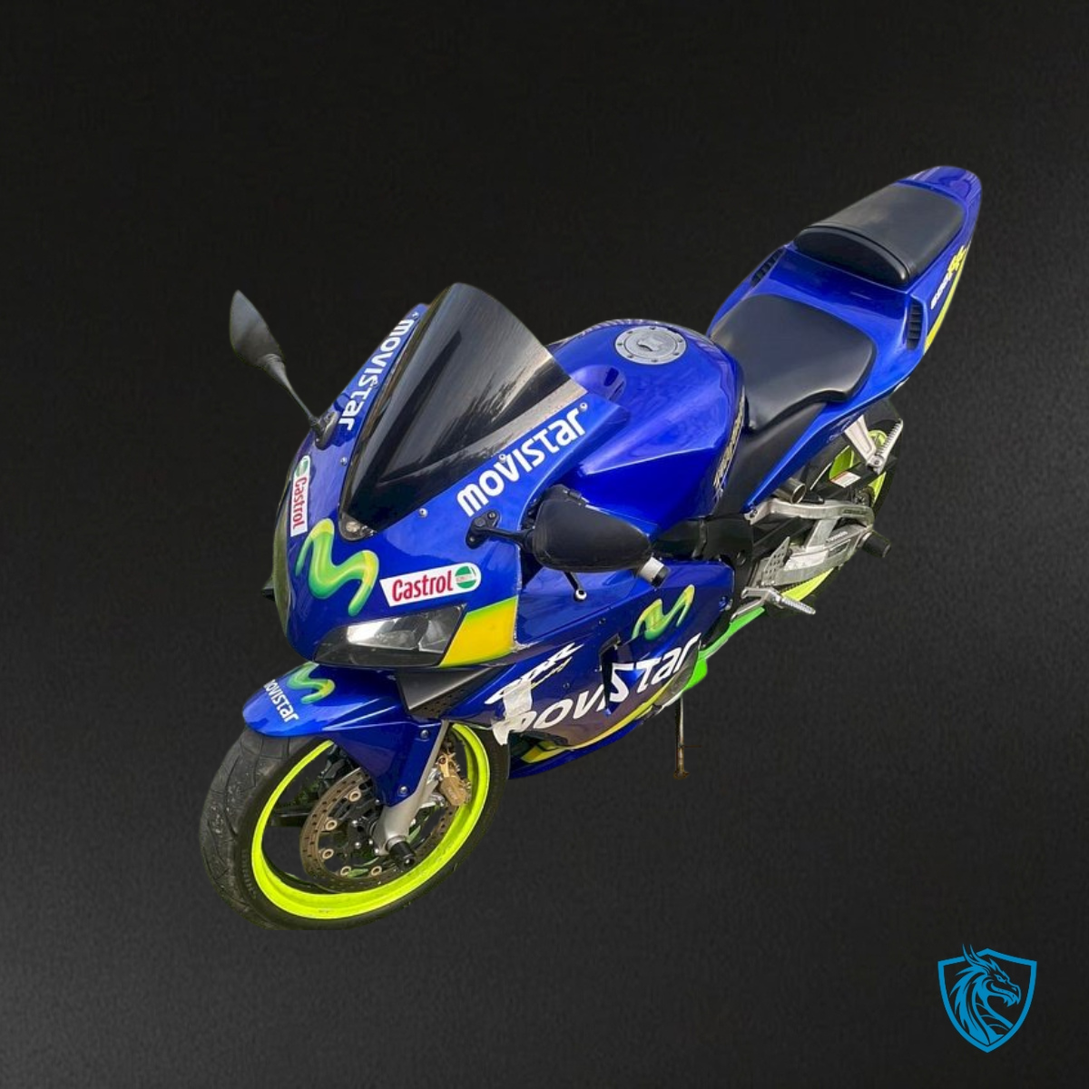 Honda CBR600RR (2003-2004) Blue & Green Movistar - MERGEment Motorcycle Fairings Kit