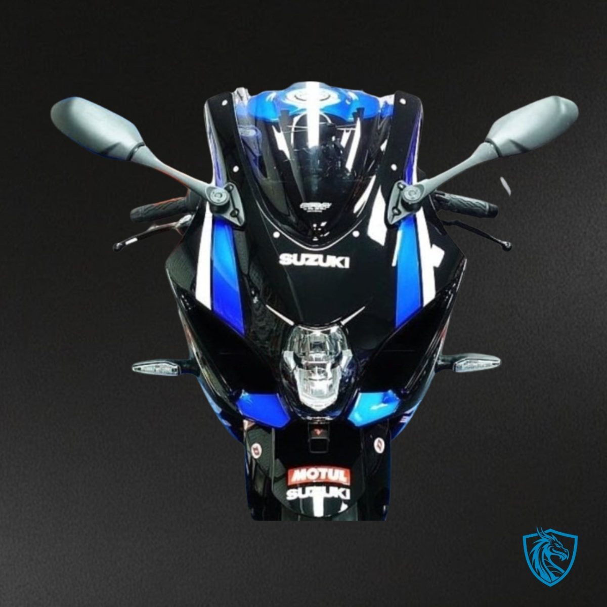 Suzuki GSXR1000 (2017-2020) Black & Blue Carbon Fiber Fairing Kit - Aftermarket ABS Bodywork