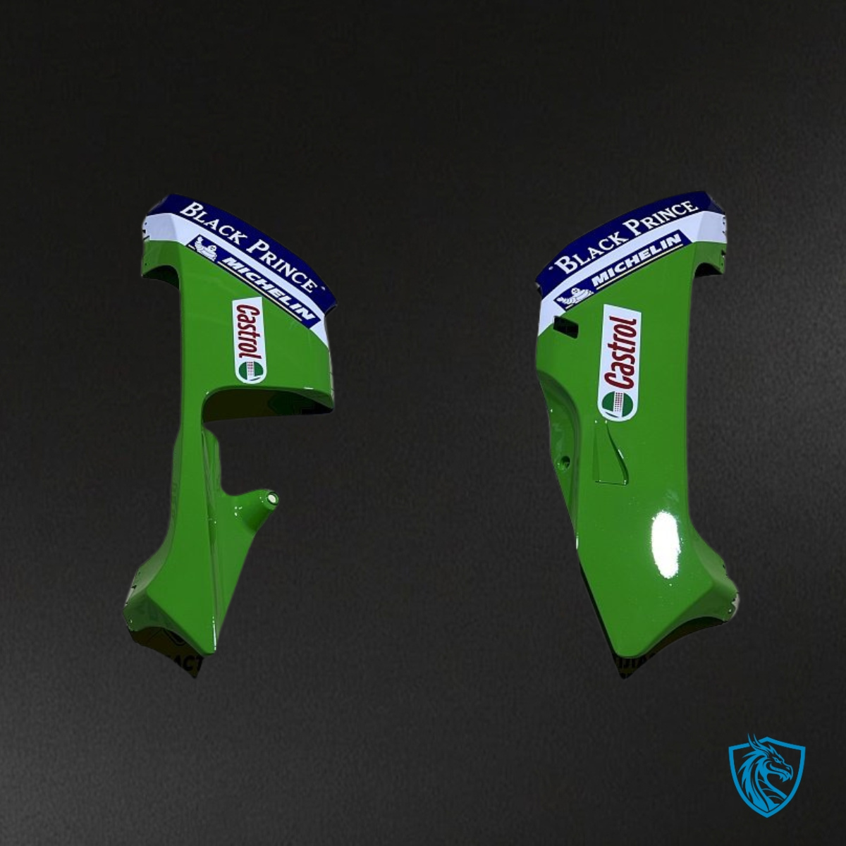 Honda CBR600RR (2003-2004) Blue & Green Movistar - MERGEment Motorcycle Fairings Kit