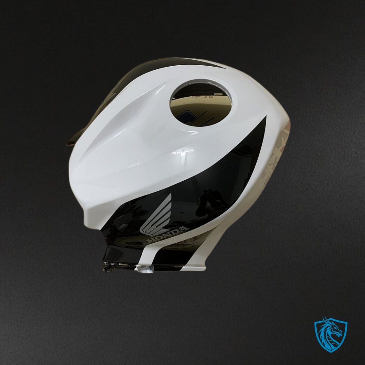 Honda CBR600RR (2007-2008) White & Glossy Black Fairing Kit | ABS Bodywork