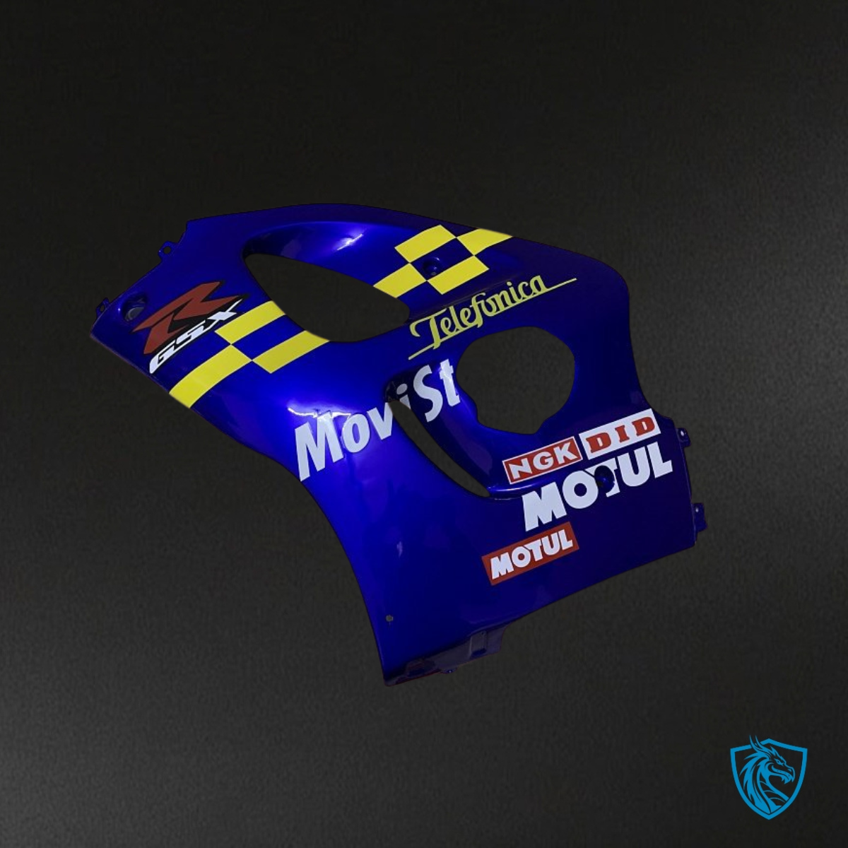 Suzuki GSXR600/750 (1997-2000) Blue, Yellow & White - MERGEment Motorcycle Fairings Kit