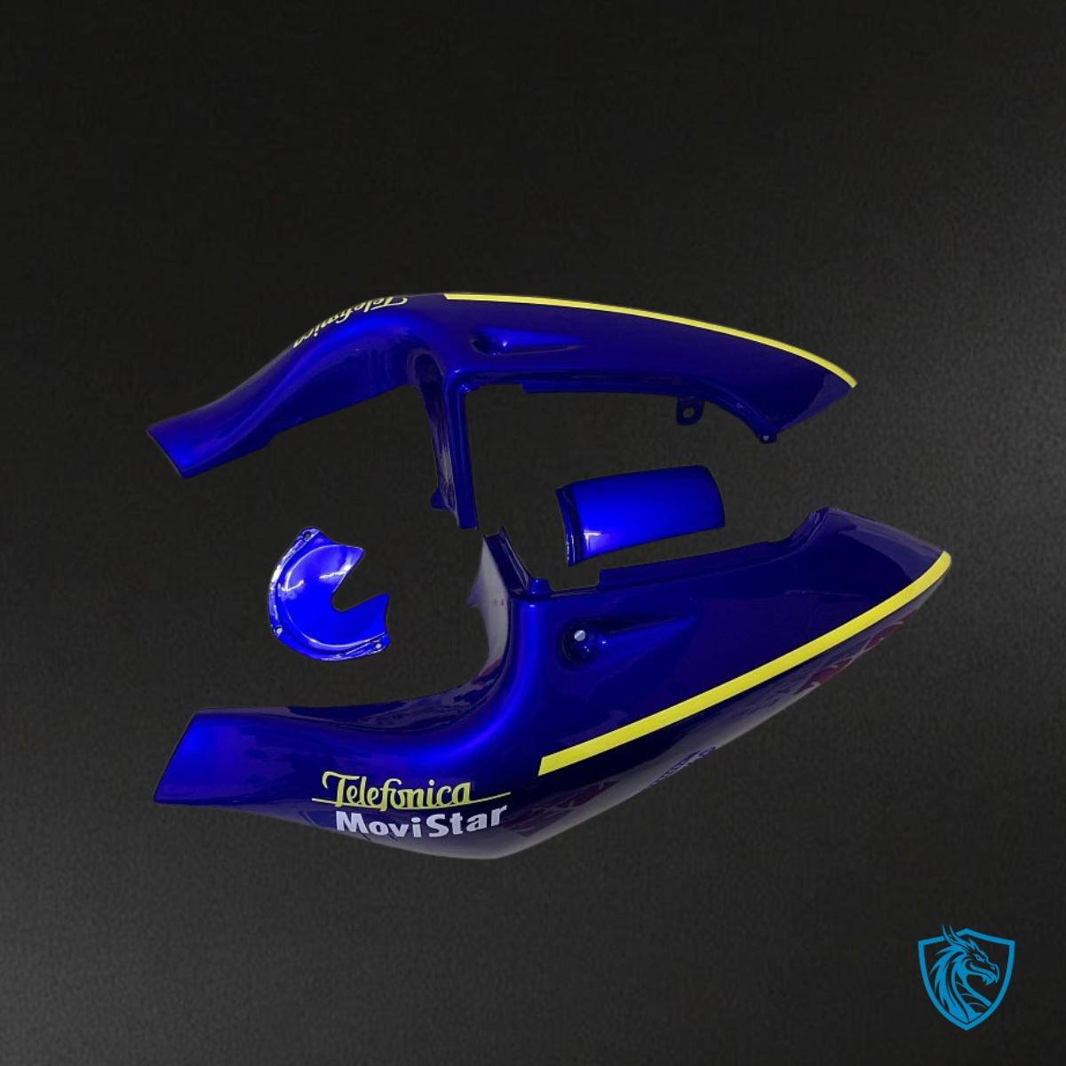 Suzuki GSXR600/750 (1997-2000) Blue, Yellow & White - MERGEment Motorcycle Fairings Kit