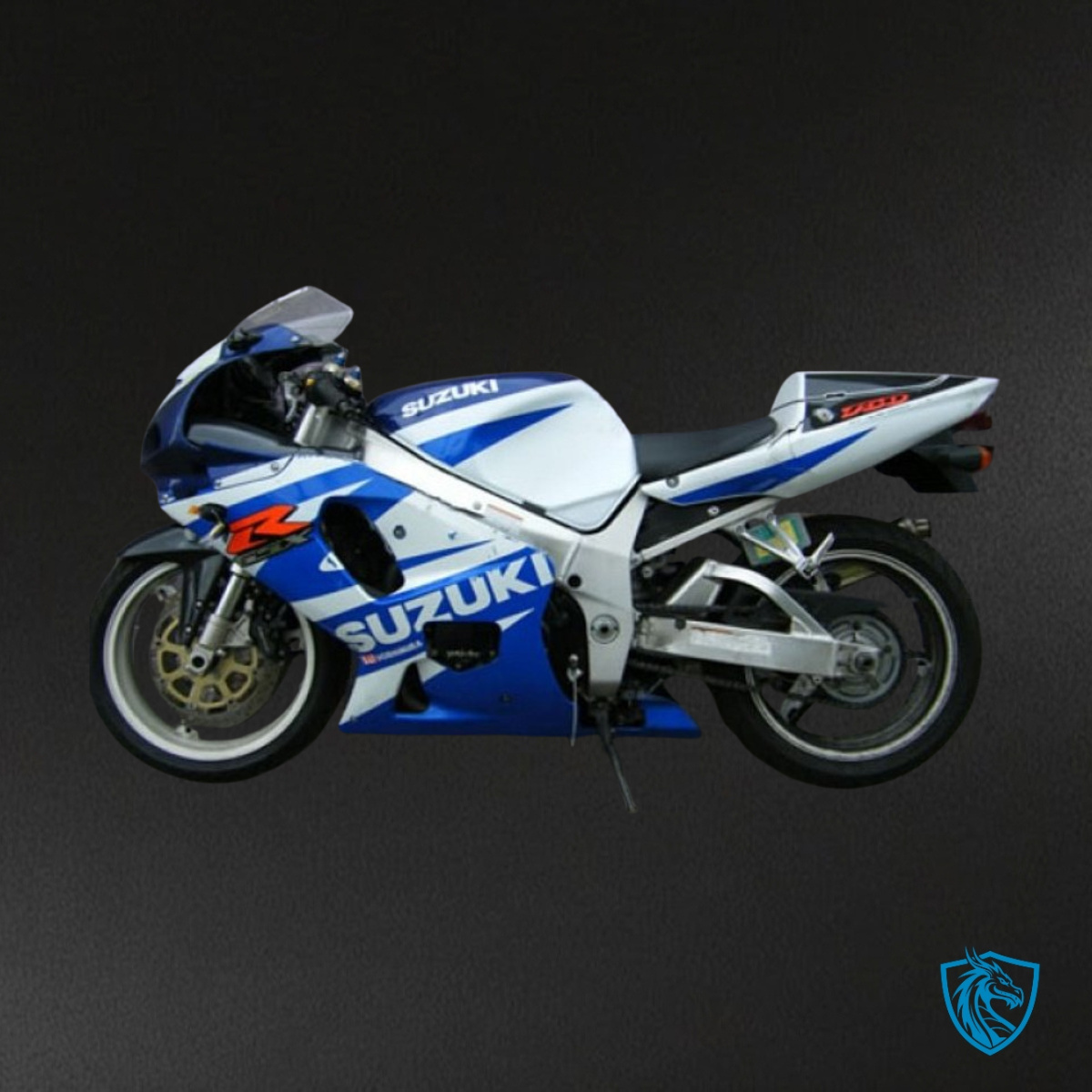 Suzuki GSXR600/750 (2001-2003) Blue & White - MERGEment Motorcycle Fairings Kit