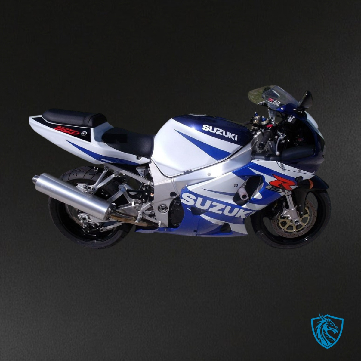 Suzuki GSXR600/750 (2001-2003) Blue & White - MERGEment Motorcycle Fairings Kit